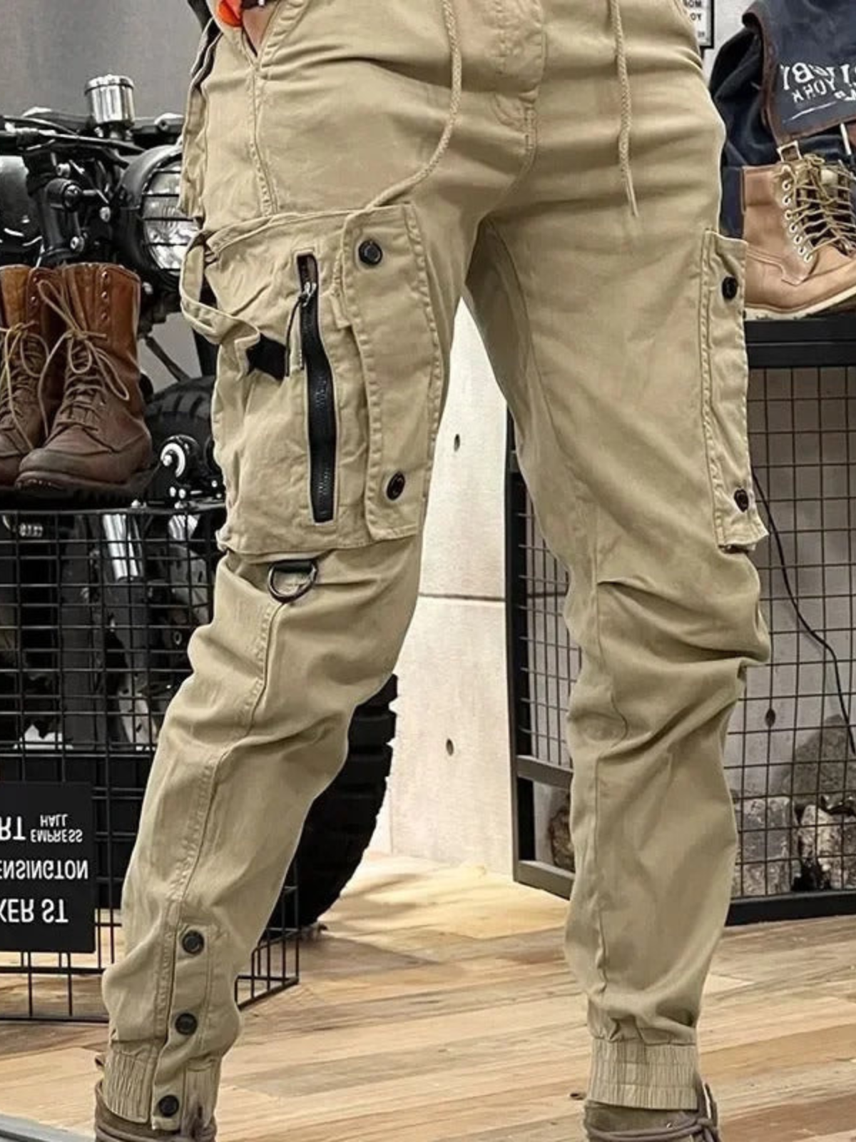 Marco - Stretch-Cargohose mit Taschen