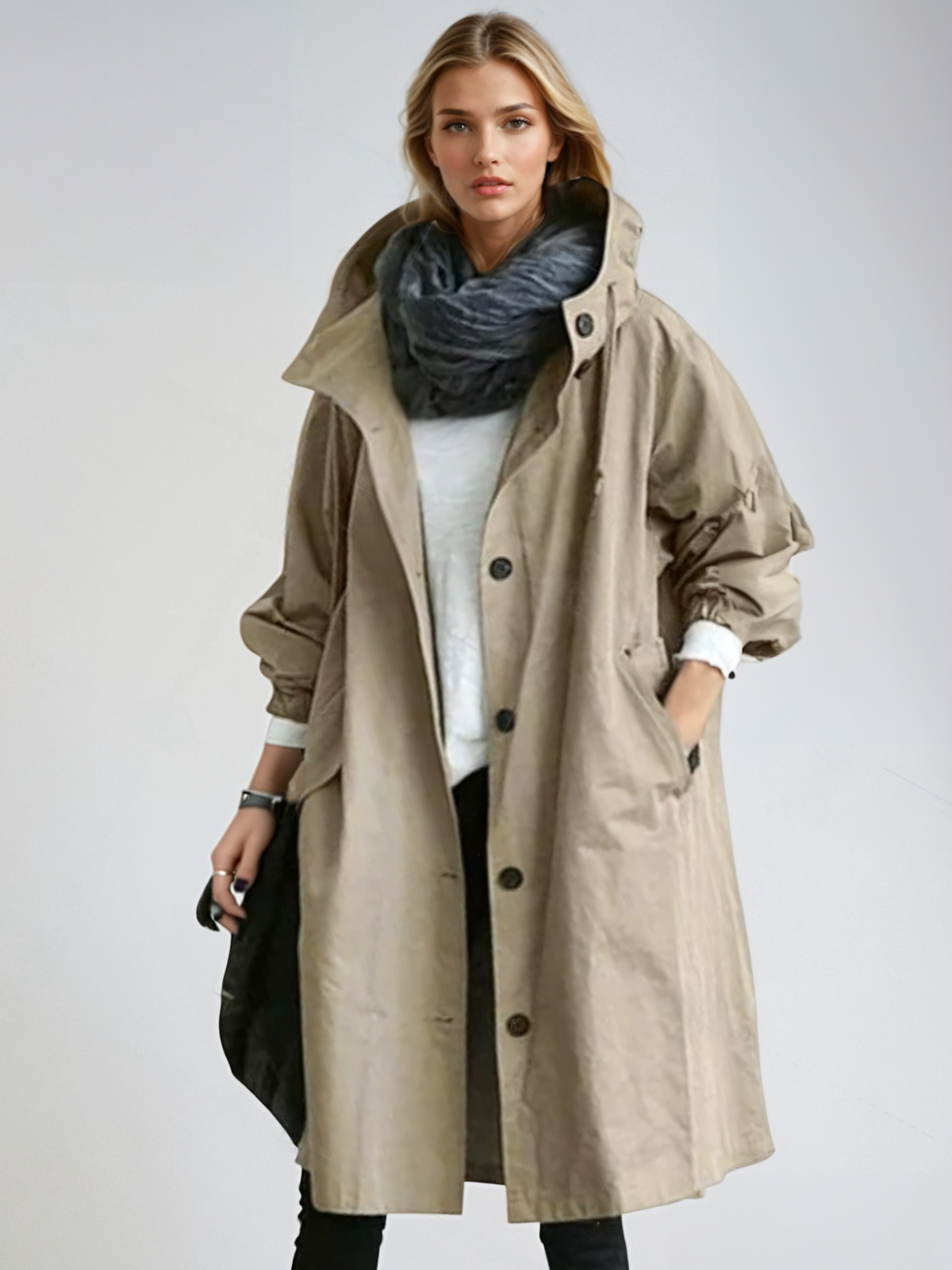 Luna – Eleganter wasserabweisender Trenchcoat