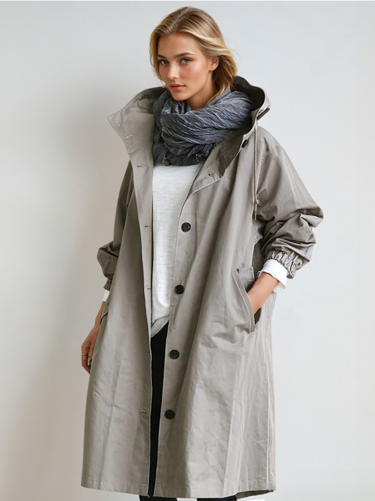 Luna – Eleganter wasserabweisender Trenchcoat