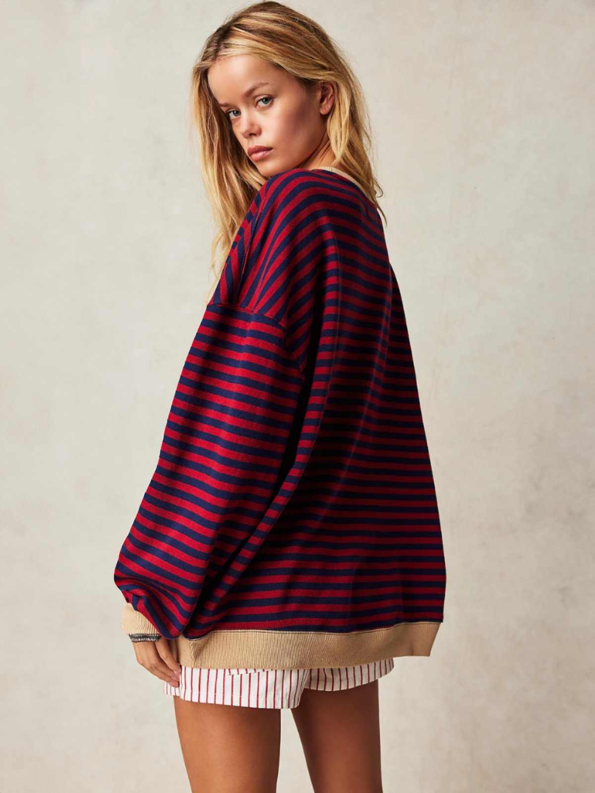 Lucy | Gestreifter Pullover