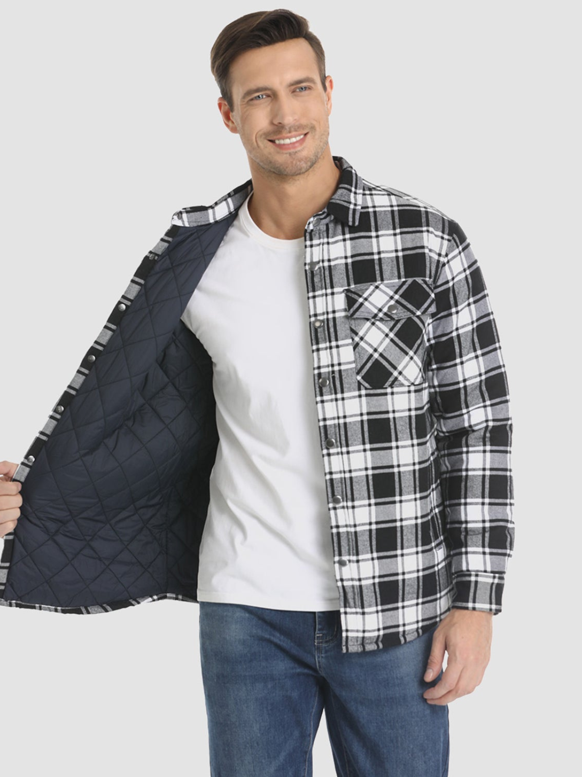 Jack™ - Gestreifte Flanelljacke