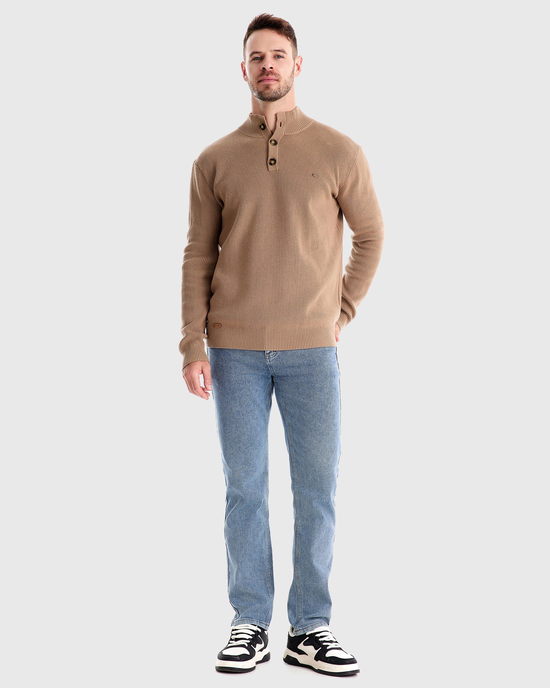 RONI - Premium-Stehkragen-Pullover