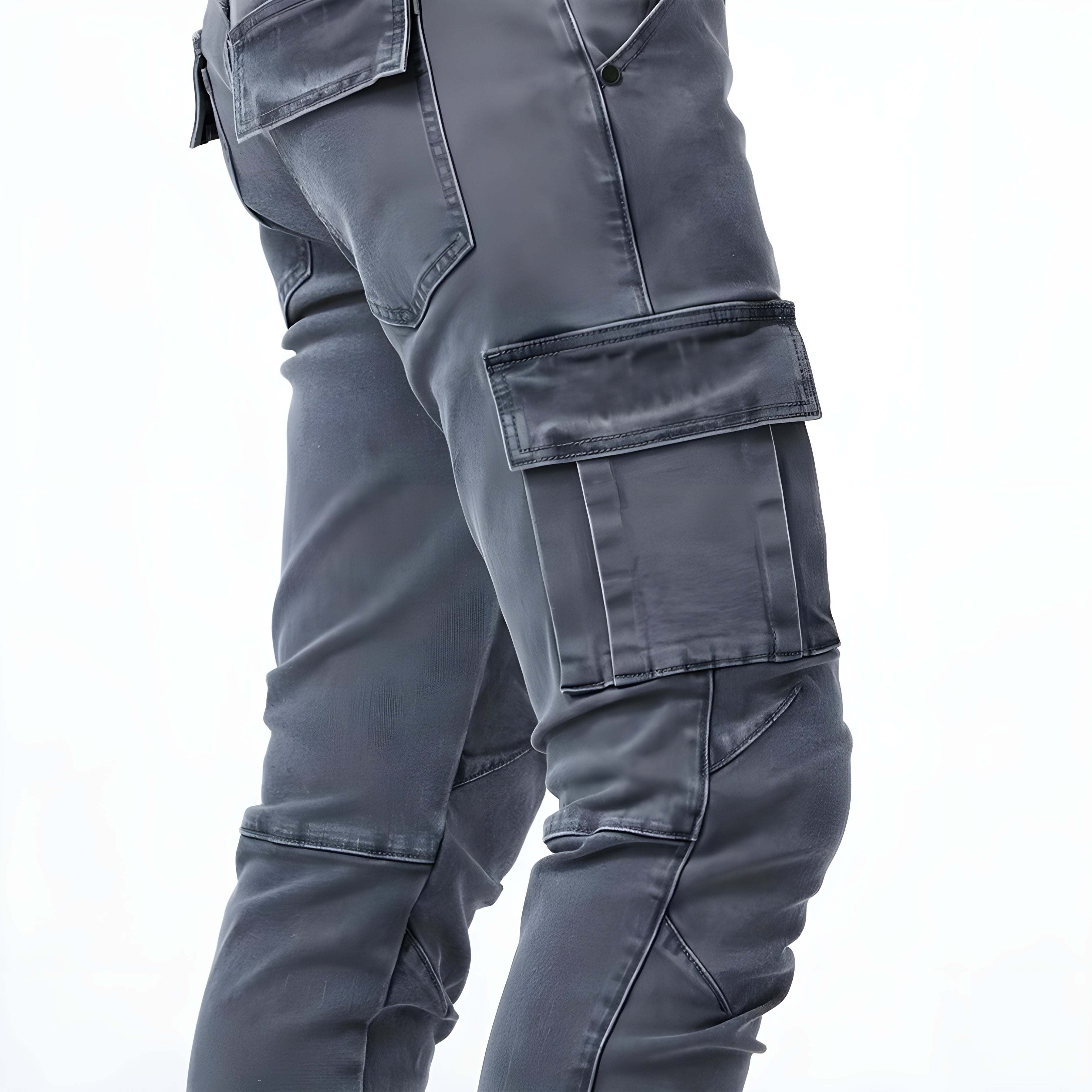 Albrecht - Elastische Denim Cargo-Hose