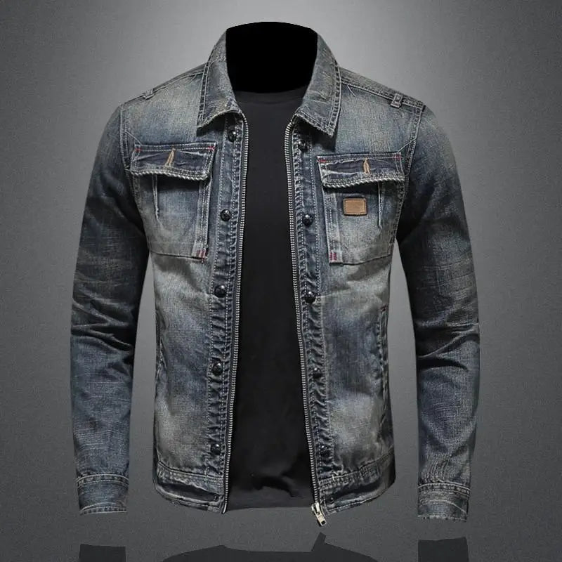 Carlo | Retro Denim Jacke