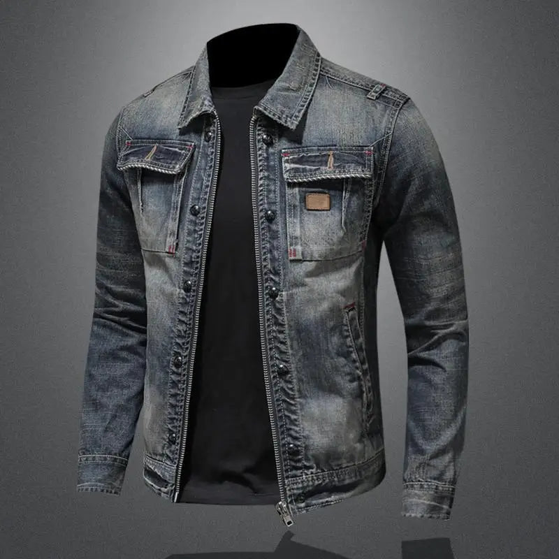 Carlo | Retro Denim Jacke