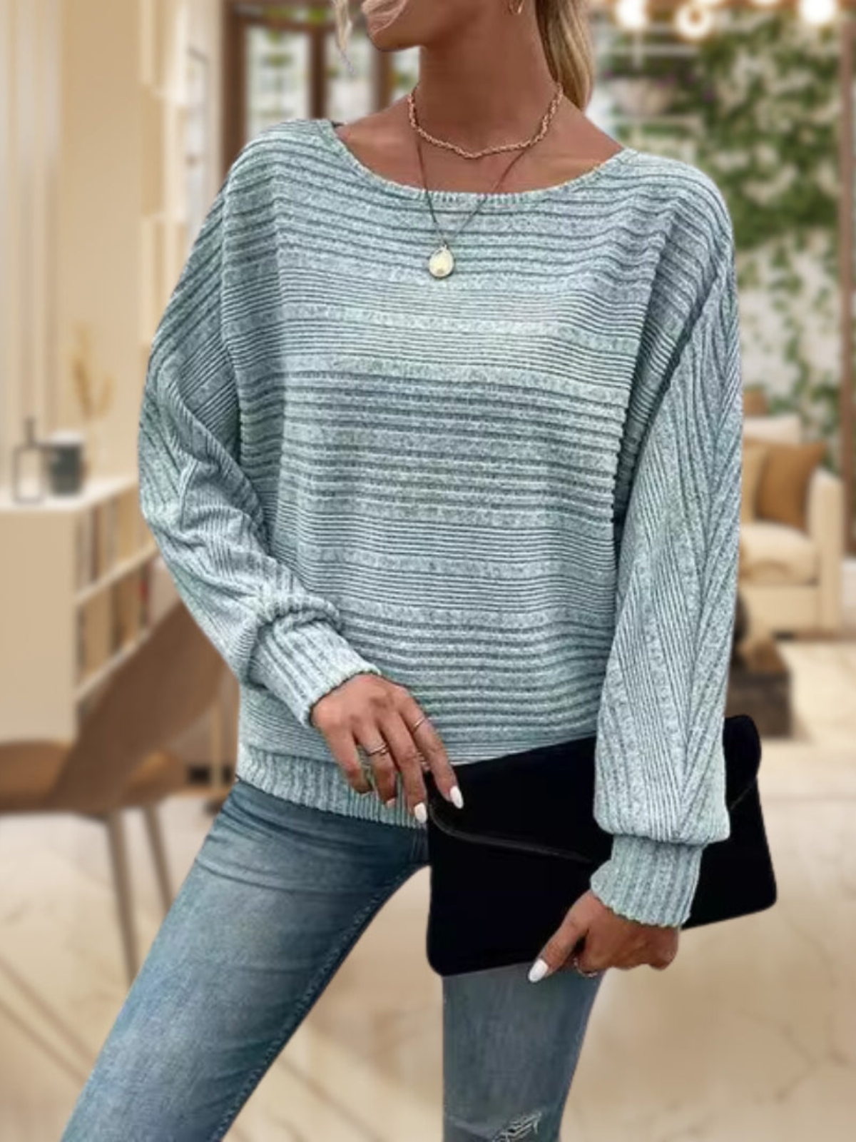 Anna - Strukturierter Pullover