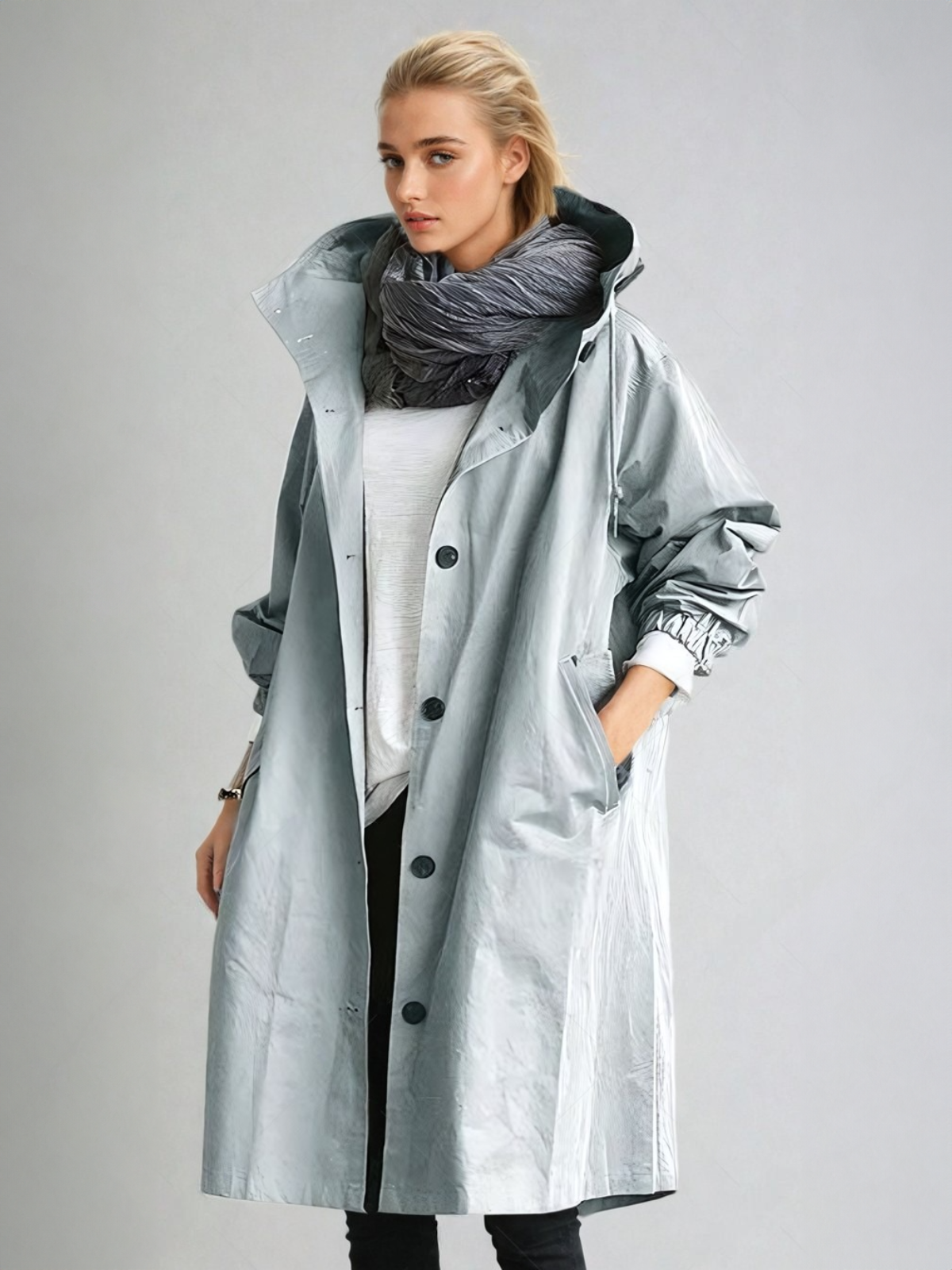 Luna – Eleganter wasserabweisender Trenchcoat